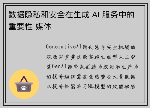 数据隐私和安全在生成 AI 服务中的重要性 媒体